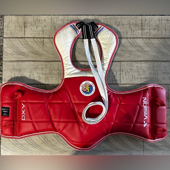 ♥️ DXV Vision Taekwondo Martial Arts Chest Protector - Picture 4 of 4